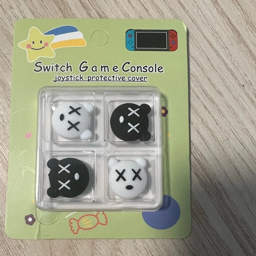 Nintendo Switch Thumb Grip Caps - set of 4 KAWS Bears New in Package!